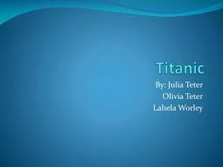 Titanic