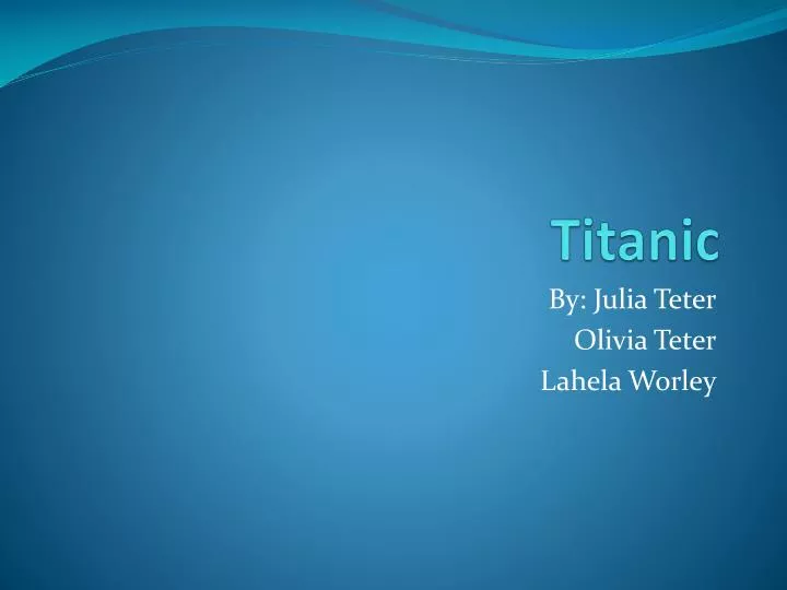 titanic