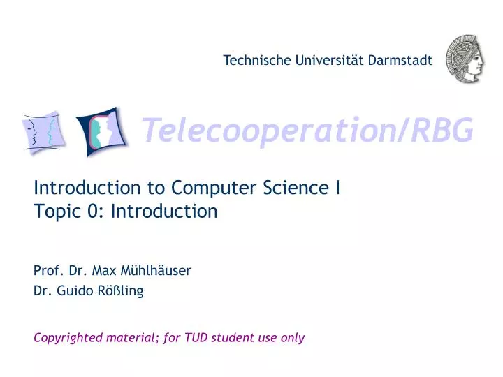 introduction to computer science i topic 0 introduction