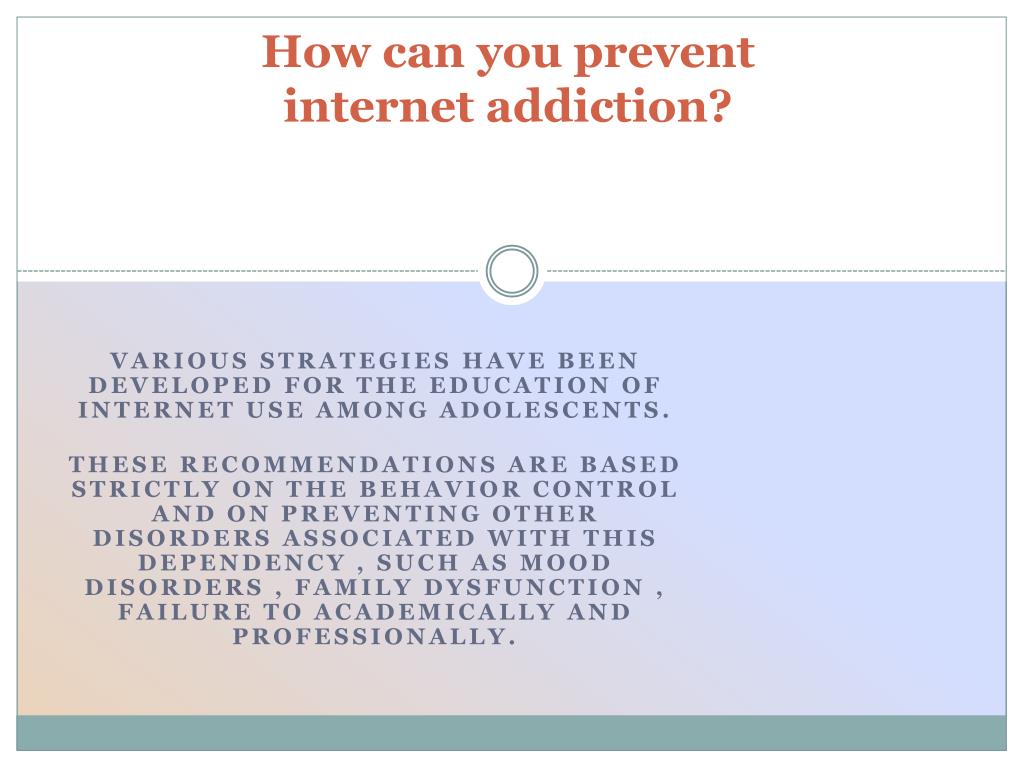 PPT - How can you prevent internet addiction? PowerPoint Presentation ...