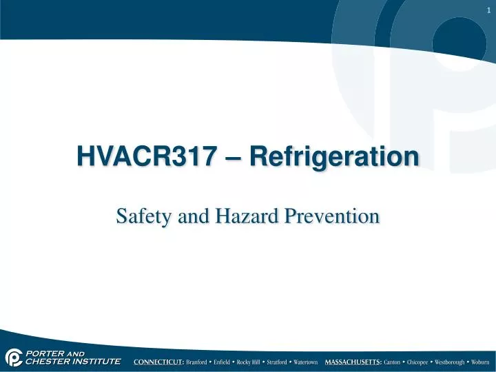 hvacr317 refrigeration