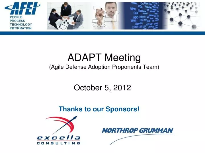 adapt meeting agile defense adoption proponents team