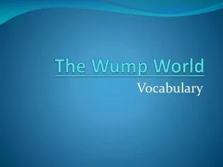 The Wump World