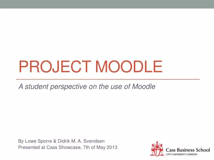 project moodle