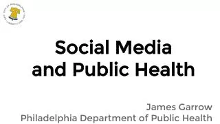 Social Media and Public Health