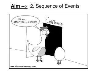 Aim --&gt; 2. Sequence of Events