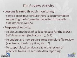 File Review Activity