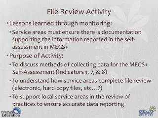 file review activity