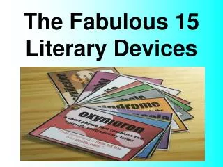 The Fabulous 15 Literary Devices