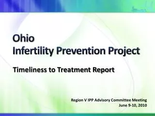 Ohio Infertility Prevention Project