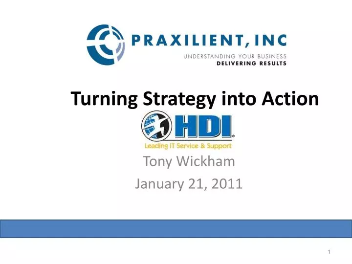 turning strategy into action