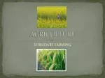 AGRICULTURE - slide 1