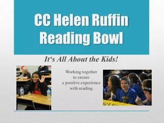 CC Helen Ruffin Reading Bowl