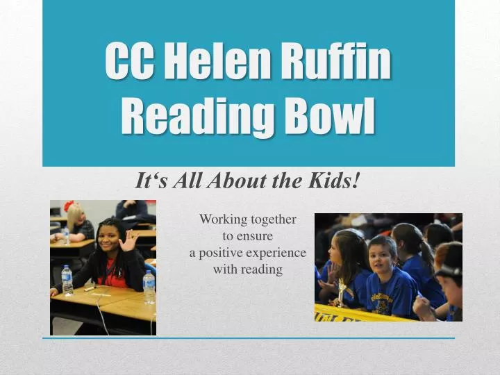 cc helen ruffin reading bowl