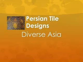 Persian Tile Designs