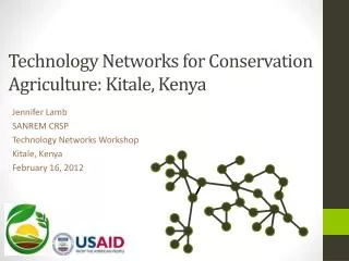 Technology Networks for Conservation Agriculture: Kitale , Kenya