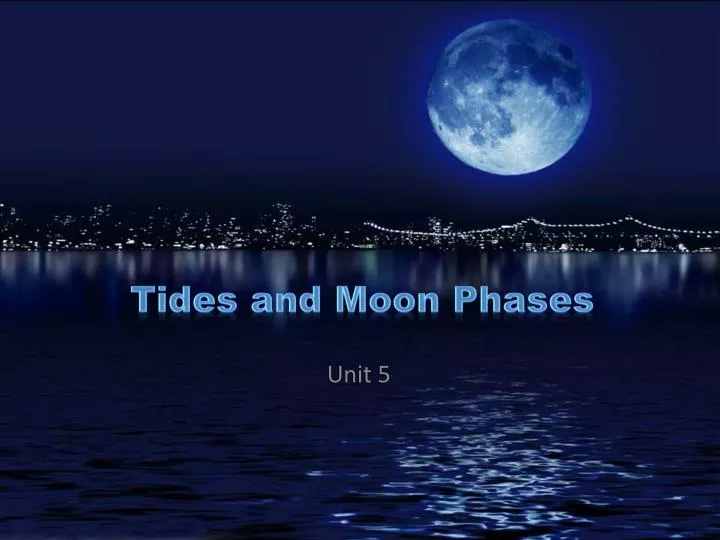 tides and moon phases