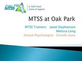 MTSS at Oak Park