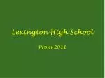 Lexington High School - slide 1