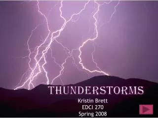 Thunderstorms