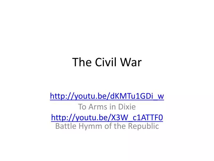 the civil war