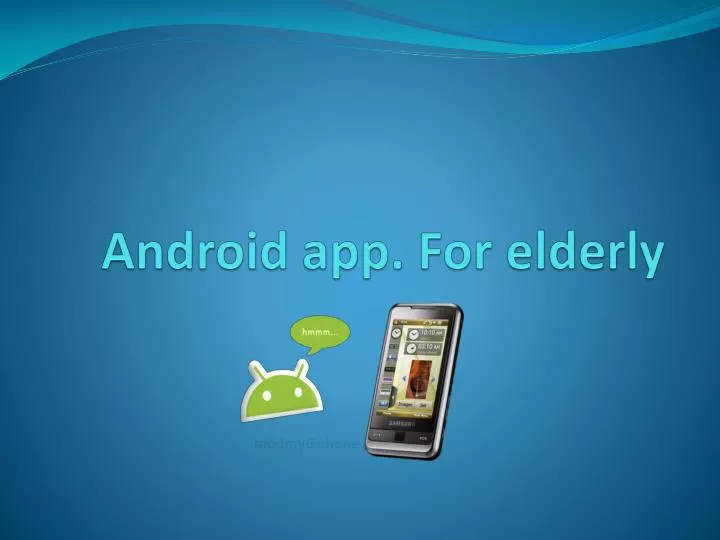 android app for elderly