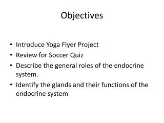 Objectives