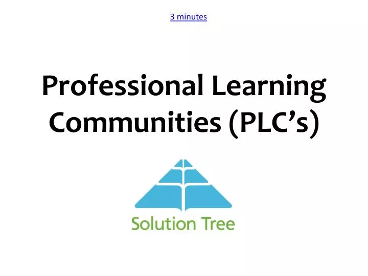 professional learning communities plc s