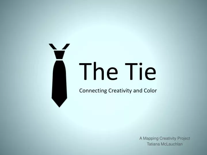 the tie connecting creativity and color