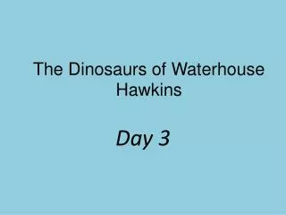 The Dinosaurs of Waterhouse Hawkins