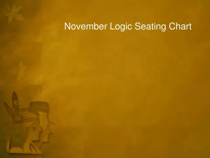 november logic seating chart