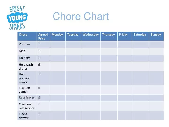 chore chart