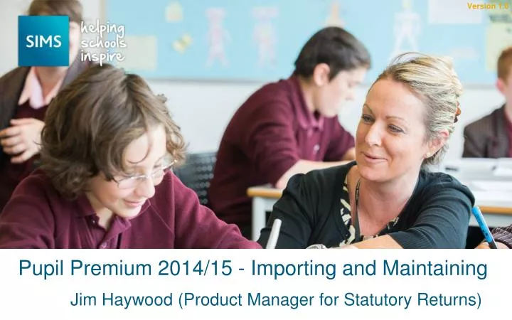 pupil premium 2014 15 importing and maintaining