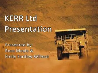 KERR Ltd Presentation