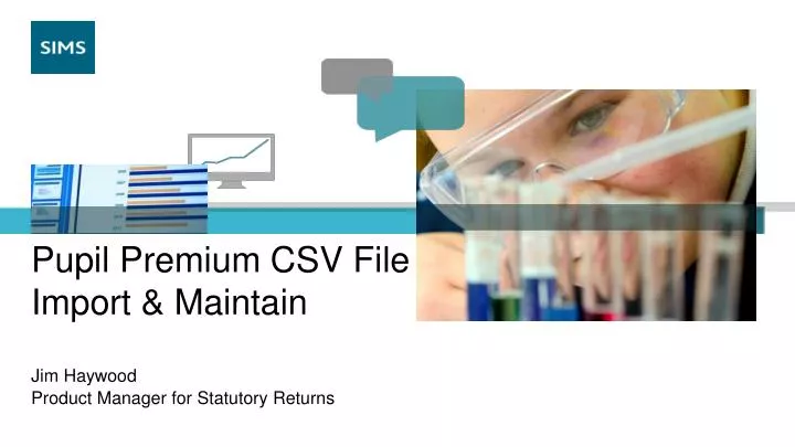 pupil premium csv file import maintain