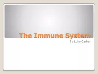 The Immune System