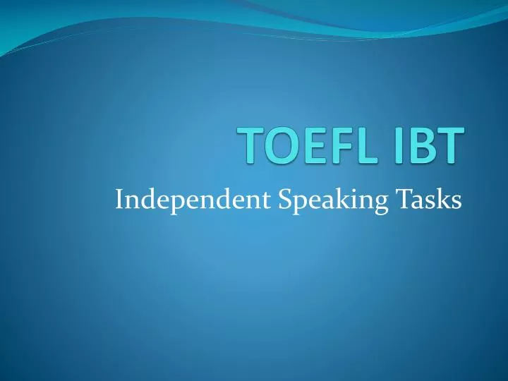 toefl ibt