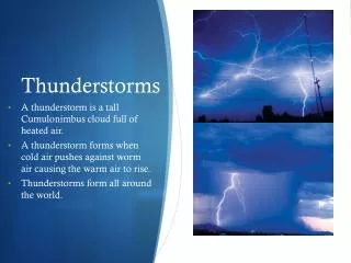 thunderstorms