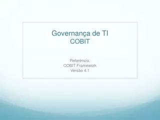 governan a de ti cobit