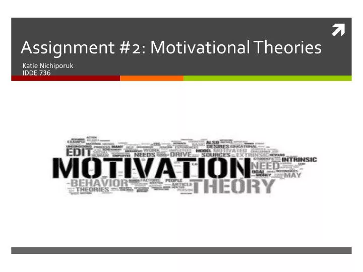 assignment 2 motivational theories