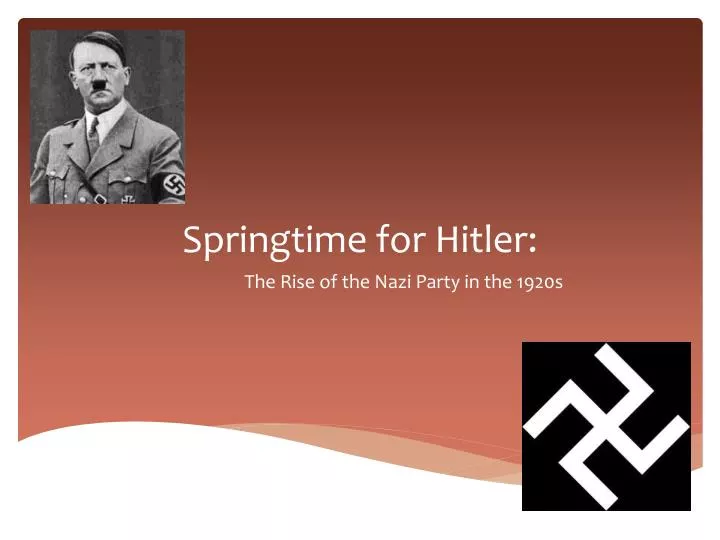 springtime for hitler