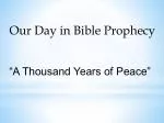Our Day in Bible Prophecy - slide 1