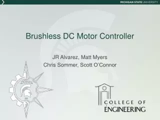 Brushless DC Motor Controller