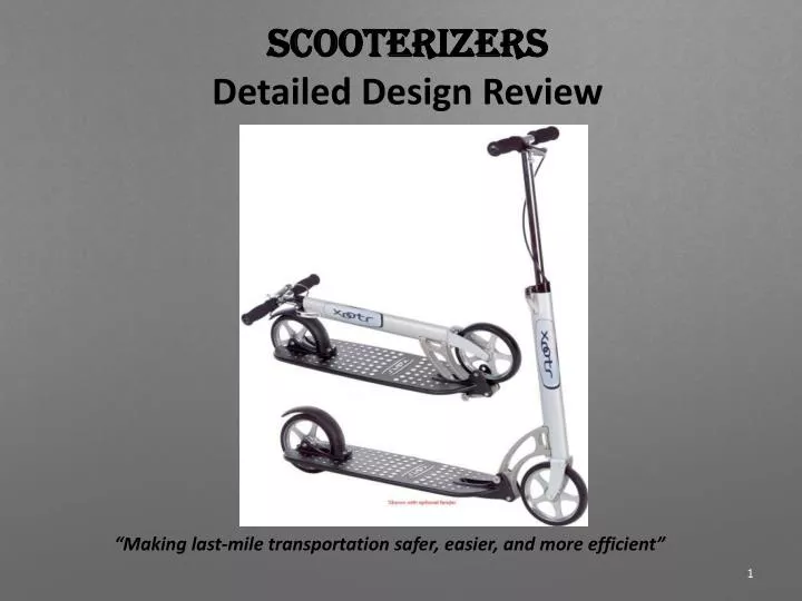 scooterizers detailed design review