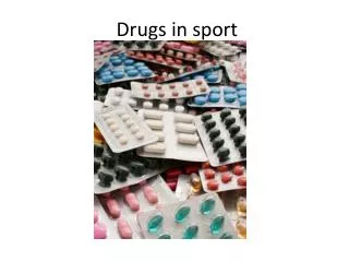 Drugs in sport