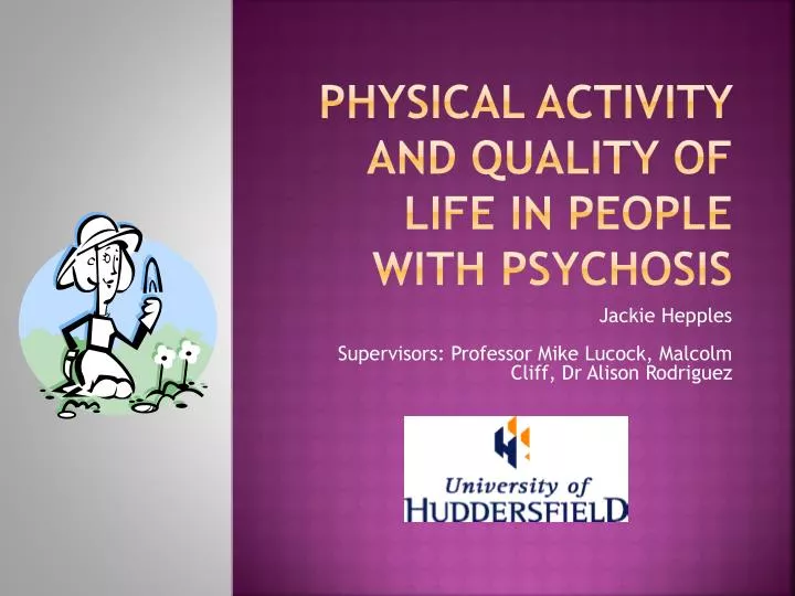 physical activity and quality of life in people with psychosis