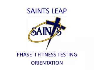 SAINTS LEAP