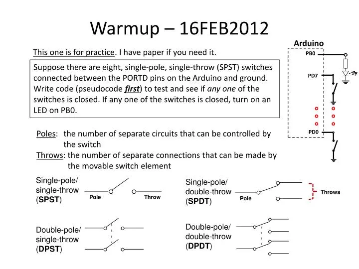 warmup 16feb2012