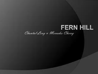 Fern Hill