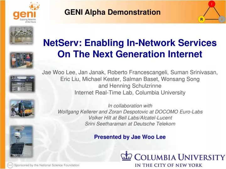 netserv enabling in network services on the next generation internet